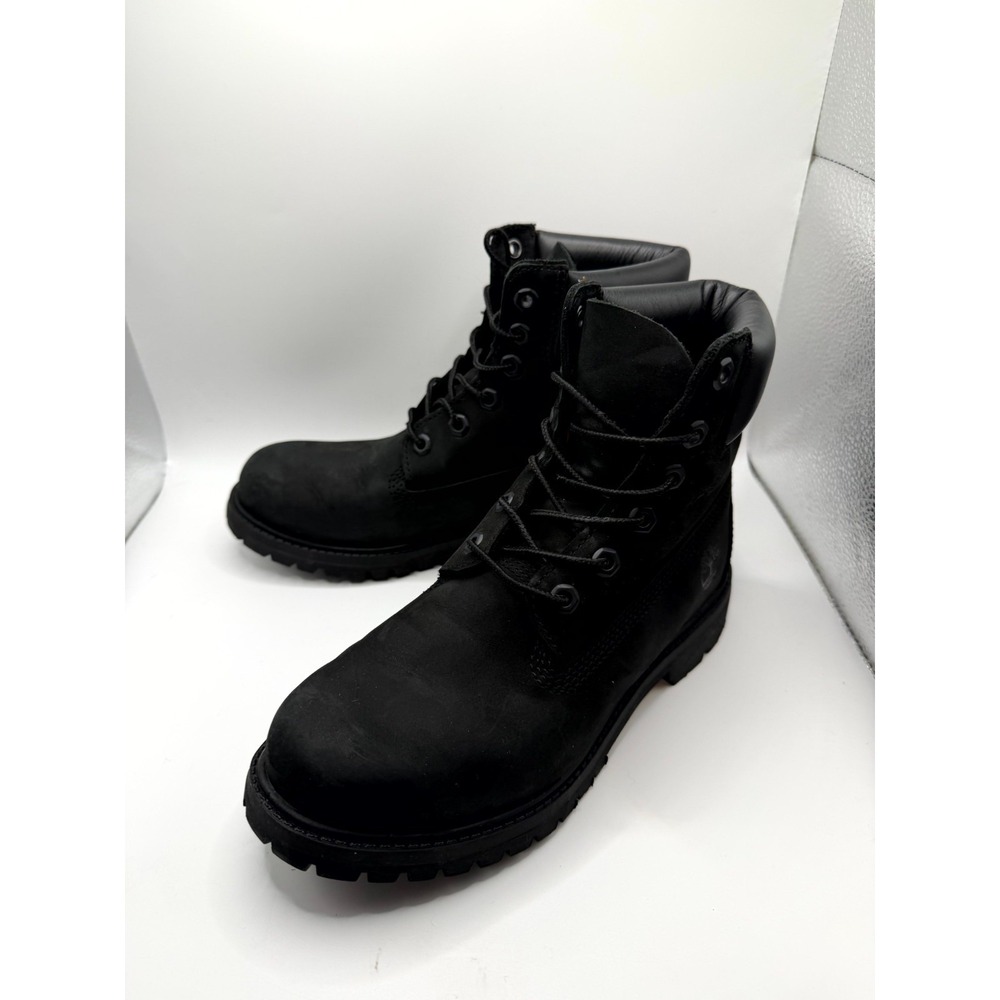 Timberland Premium 6-Inch TB08658A001 Womens‎ 7 M Black Leather Waterproof Boot